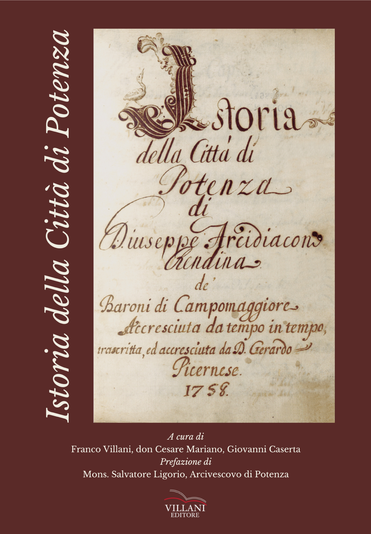 Presentazione del volume di Giuseppe Rendina Istoria della città di Potenza.